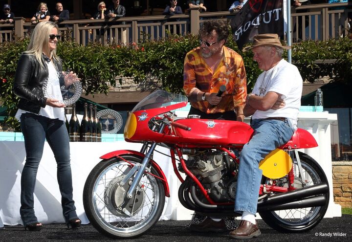 the eighth annual quail motorcycle gathering, 1964 MV Agusta Triple winner of the Spirit of Quail and Competition On Road classes