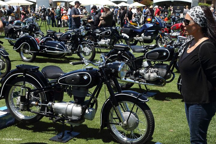 the eighth annual quail motorcycle gathering, The BMW section at the Quail Motorcycle Gathering 2016