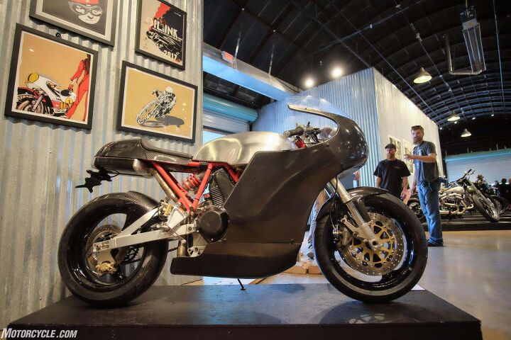 the handbuilt motorcycle show report, The Motor Works built this carbon fiber riddled Ducati 900SS