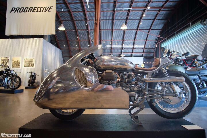 the handbuilt motorcycle show report, Gorgeous turbocharged 1969 Moto Guzzi Ambassador streamliner from Craig Rodsmith