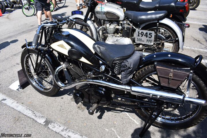2017 venice vintage motorcycle rally report, VVMC s Choice 1934 Cotton 25J owned by Eugene Garcin