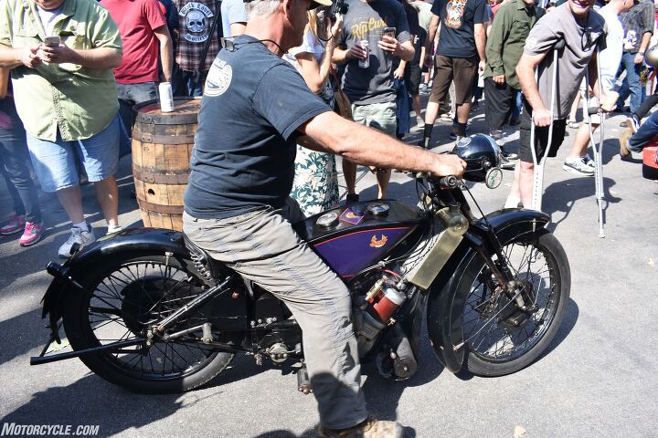 2017 venice vintage motorcycle rally report, Best British 1929 Scott Sport Squirrel owned by Rob Pollard