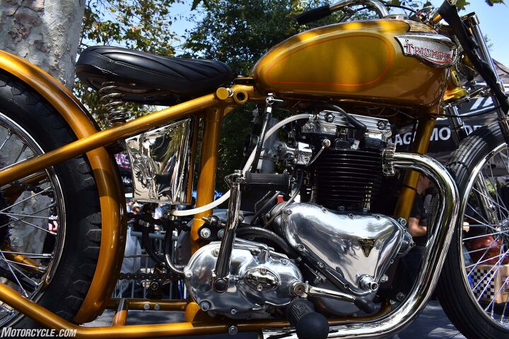 2017 venice vintage motorcycle rally report, No chrome here it s all nickel plated