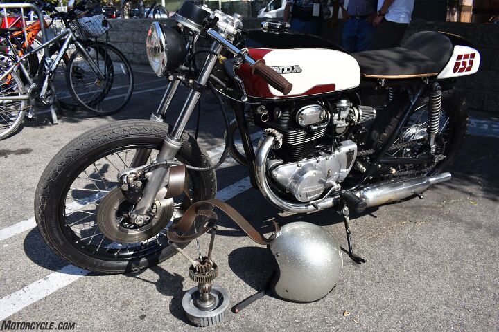 2017 venice vintage motorcycle rally report, Best Caf 1973 Honda CB350 owned by Jono Winters