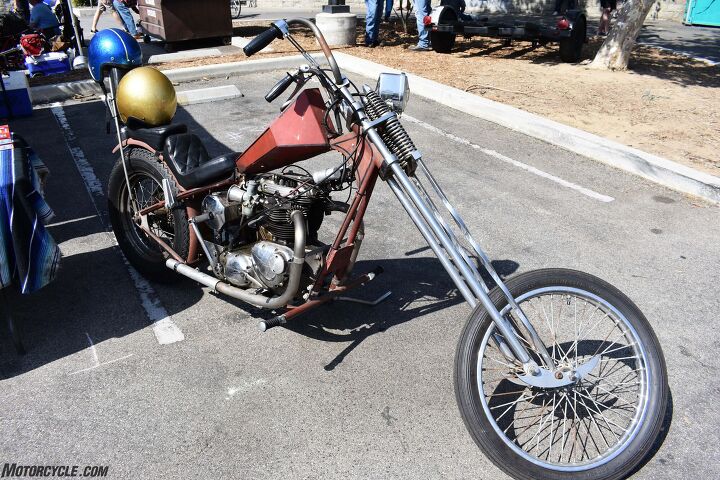 2017 venice vintage motorcycle rally report, A 1969 Triumph 650