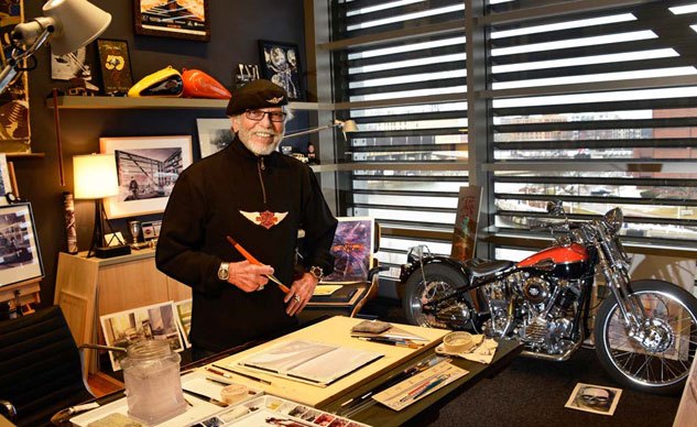 Willie G. Goes All Artsy at the Harley-Davidson Museum