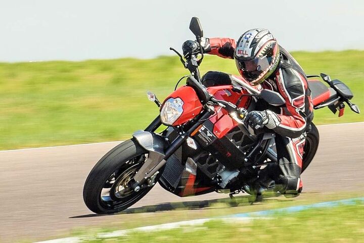 2016 victory empulse tt first ride review, The Empulse TT s upright riding position is better suited for the street than the track but the thing was a gas ha to ride at High Plains Raceway