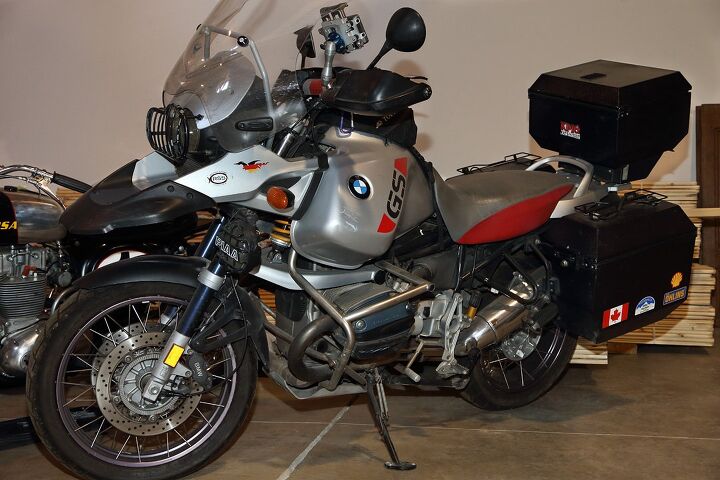 sneak peek robb talbott s moto museum, Several years ago Robb Talbott and Talbott CEO Bob Corliss circumnavigated the country on matching BMWs visiting business accounts and covering 14 000 miles Nice work if you can get it