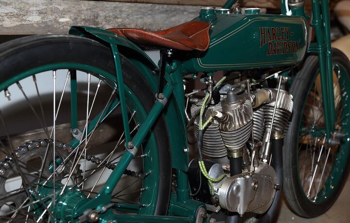 sneak peek robb talbott s moto museum, I m not a Harley guy says Talbott But I had to have this one a 1922 board track racer