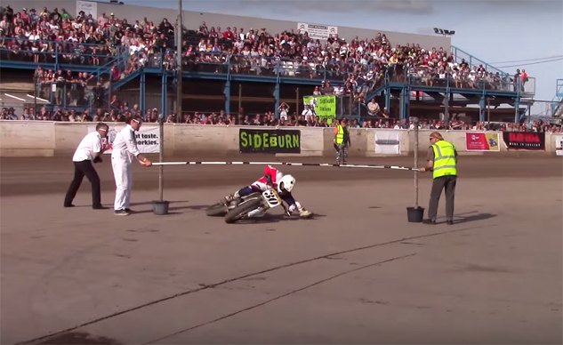 weekend awesome motorcycle limbo video