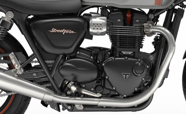 triumph announces three new engine configurations and five all new models for 2016, The Street Twin s 900cc engine looks almost identical in profile to the 1200 shown above