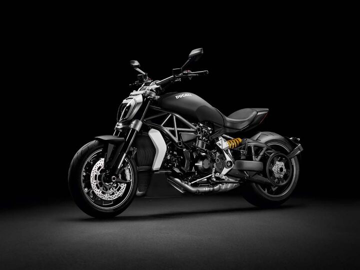 2015 eicma ducati xdiavel dvt video, The S version of the new XDiavel in these pics gets special wheels and various billet pieces All the XDiavels are completely new from engine to single sided swingarm