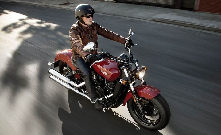 eicma 2015 indian scout sixty, The Scout Sixty retains the relaxed riding position and sporty chassis of its sibling