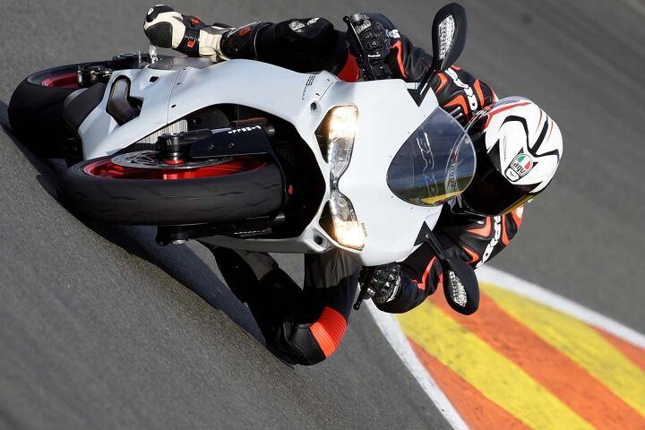 2016 ducati 959 panigale first ride review video, The Arctic White Silk version seen in these photos adds a 300 premium over traditional Ducati Red