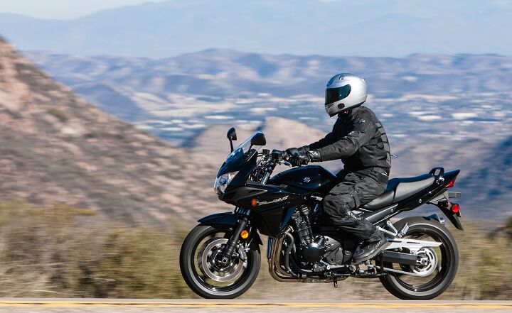 the forgotten files 2016 suzuki bandit 1250s abs, Ergonomically the Bandit hits the nail on the head If we had to quibble we d ask for the a tad less reach to the grips