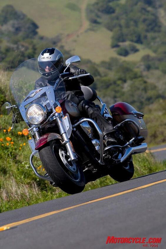 church of mo 2009 kawasaki vulcan 1700 voyager nomad review, The Nomad is basically a Voyager stripped of its large frame mounted fairing