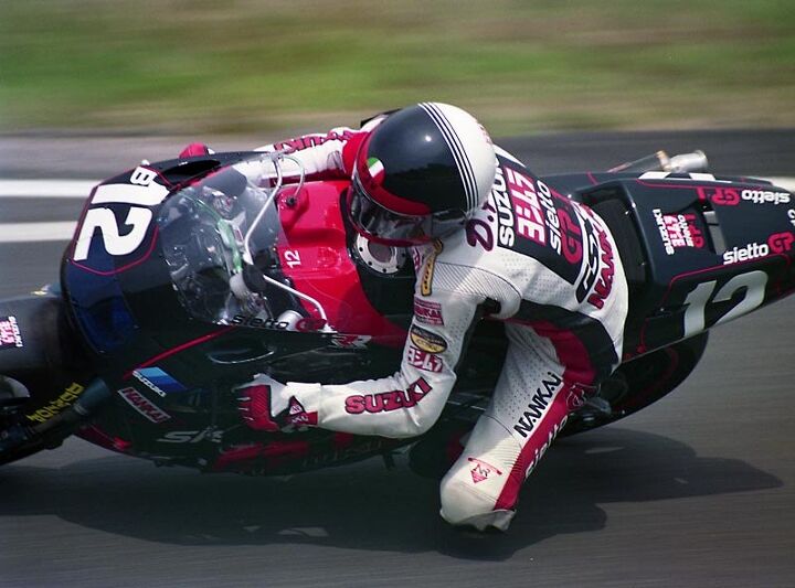 archive 1989 suzuki gsx r750rr, Doug Polen and Kev Schwantz qualified 3rd for the 1990 Suzuka 8 Hour on their Yosh Sietto RR and finished 8th In World Superbike Polen won Race 1 at Sugo in 89 and set pole but finished 21st for the season with just 33 points Fred Merkel won his second WSB championship on his RC30 Honda that year Polen regrouped and won the 91 and 92 titles on a Ducati Photo by Rikkita