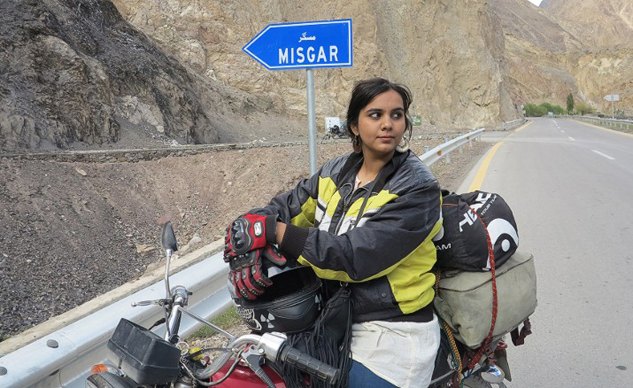 Pakistani Woman Breaking Boundaries Through Motorcycling + Video