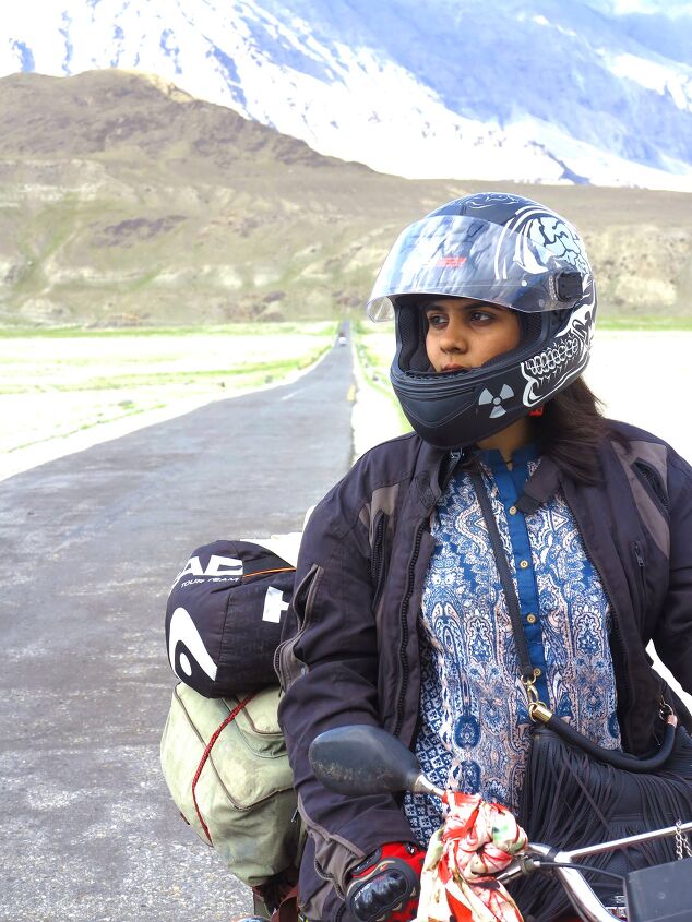 pakistani woman breaking boundaries through motorcycling video