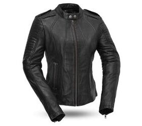 Women's Leather Motorcycle Jackets in White — GearChic
