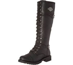 Harley davidson leather boots for cheap womens