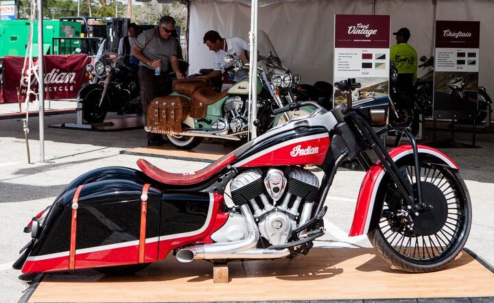 Indian Unveils Azzkikr Custom Baggers Springfield At Daytona Bike Week