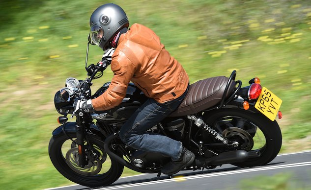 2016 triumph bonneville t120 first ride review, Thanks to the 18 inch front wheel stability is as much the name of the game as quick handling the new Bonneville wonderfully balancing both Bonneville Thruxtons wear 17 inchers front and rear and enjoy a shorter wheelbase