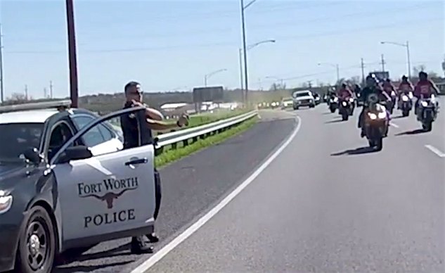 Why Is This Cop Macing Motorcyclists?