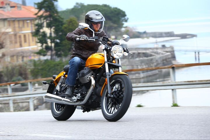 2016 moto guzzi v9 bobber and v9 roamer first ride review, The V9 Roamer roaming Lake Como near Moto Guzzi s historic factory