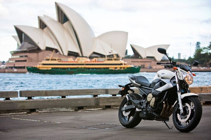 church of mo 2009 yamaha xj6 xj6 diversion review, All moto journalists visiting Sydney are legally required to take a picture of the Opera House for publication