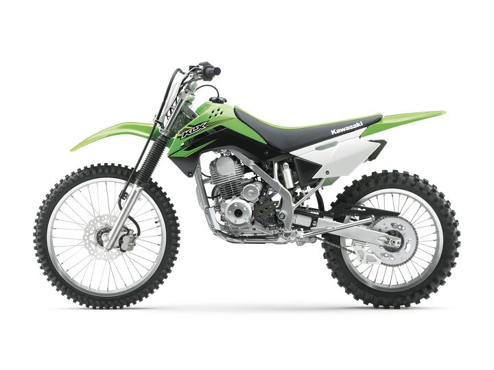 2017 kawasaki klx140g review, One cam one carb two valves no stinkin radiator full size knobbies disc brakes front and rear 218 pounds 3 699 let s ride biotches