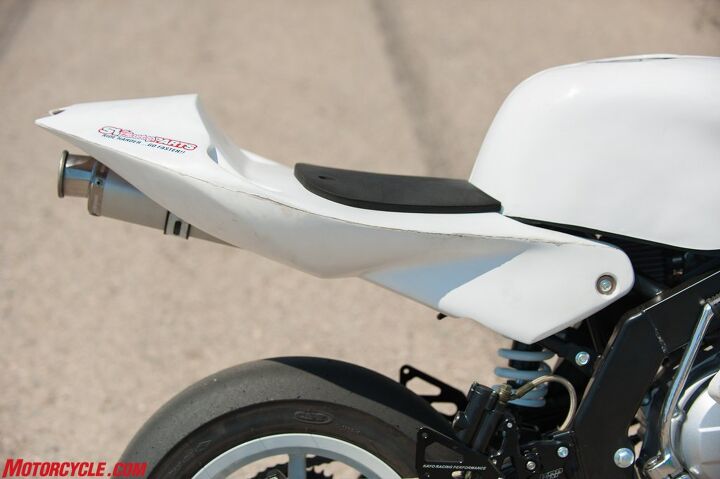 kayo mr125 review, If it weren t for this adult size tail section grown ups would be crunched tight on the standard MR125 Note its Honda RC211V design influence complete with exhaust canister under the tail