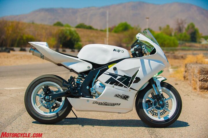 kayo mr125 review, The appearance of a full size sportbike at scale and 7 of the power