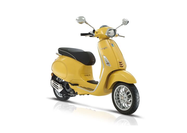 2017 vespa primavera and sprint previews, The Sprint is the same scooter as the Primavera practically with big 12 inch wheels and tires instead of 11 inch ones