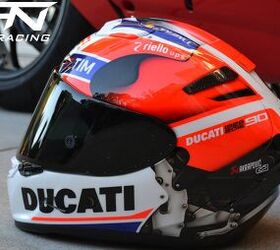 The Hand-Painted Ducati Desmosedici GP Helmet