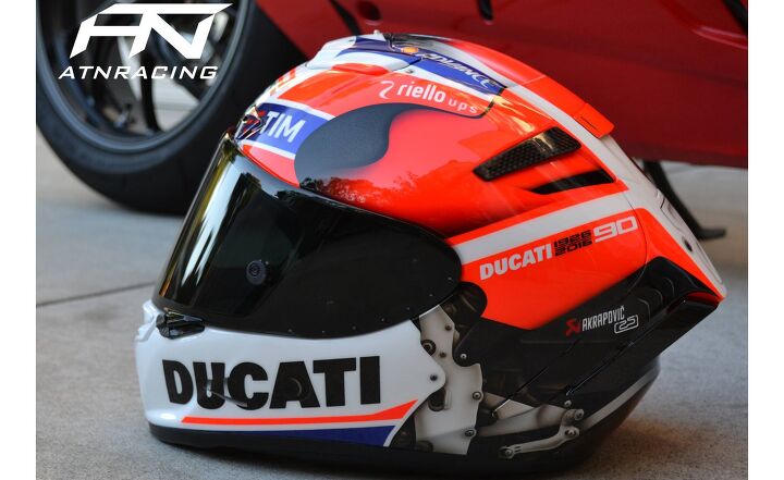 The Hand-Painted Ducati Desmosedici GP Helmet