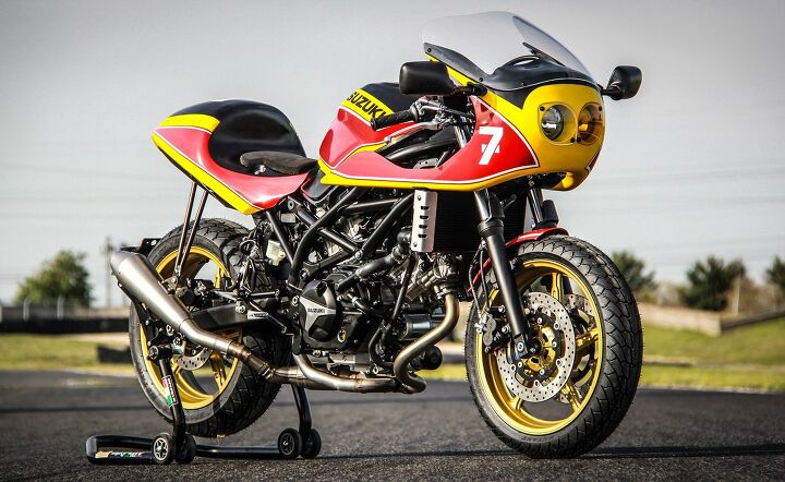 A Beautiful SV650 Barry Sheene Tribute, From France