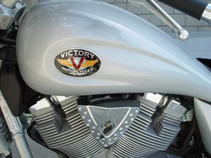 church of mo 2003 victory vegas, That beautiful tank holds 4 5 gallons of fuel before it sweeps back to a seat only 26 inches high