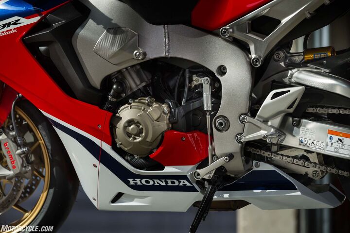 2017 honda cbr1000rr and cbr1000rr sp review, Quickshifter comes as standard equipment on the SP optional on the base model and works flawlessly especially during downshifts With it the only need for the clutch is at a stop Honda says wall thickness of the frame has been reduced not only to save weight but also to provide optimal chassis flex characteristics From where I was sitting all I could tell was the new chassis felt as agile as ever