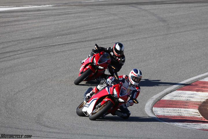 2017 honda cbr1000rr and cbr1000rr sp review, I got caught up behind some old guy with Spencer written across his Honda branded leathers They tell me he was pretty good back in the day