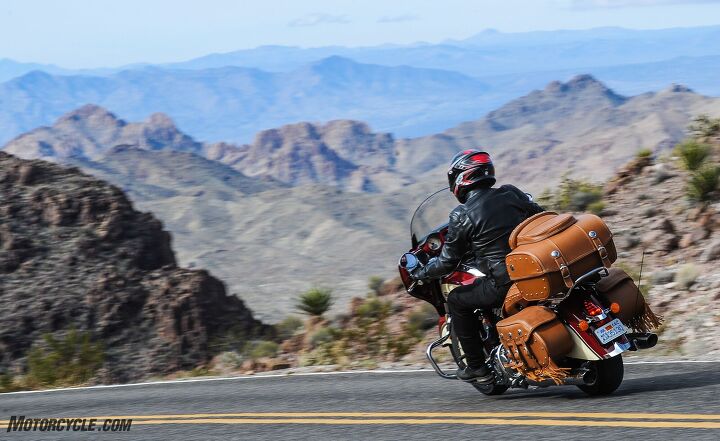 2017 indian roadmaster classic review first ride, The open road beckons though the lack of weather protecting lowers when compared to the Roadmaster is obvious from this angle
