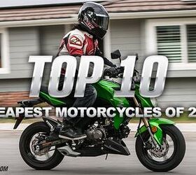 Top 10 Cheapest Street-Legal Motorcycles Of 2017