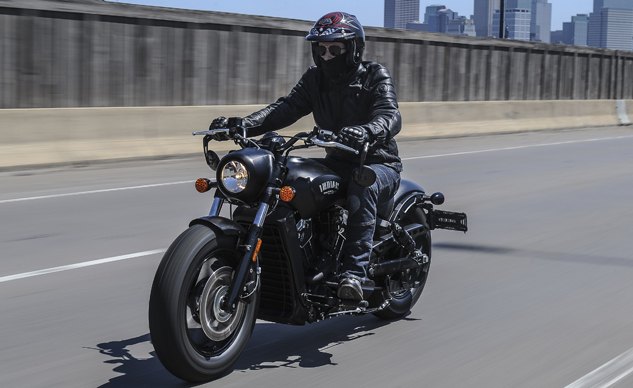 2018 indian scout bobber first ride review, The Scout Bobber receives a blacked out headlight nacelle similar to its big brother the Chief Dark Horse