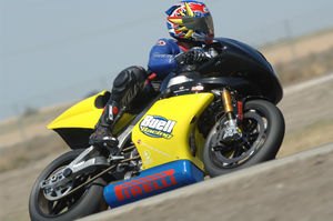 church of mo gabe does bakersfield on the 2007 buells, Buell generously painted the XB RR to match Gabe s helmet