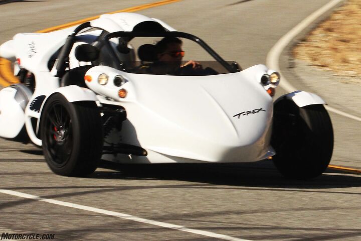 campagna t rex 16sp review, Skidpad testing has shown the T Rex can pull a neck snapping 1 3 G in steady state cornering Zero to 60 mph in a brief 3 9 seconds purportedly