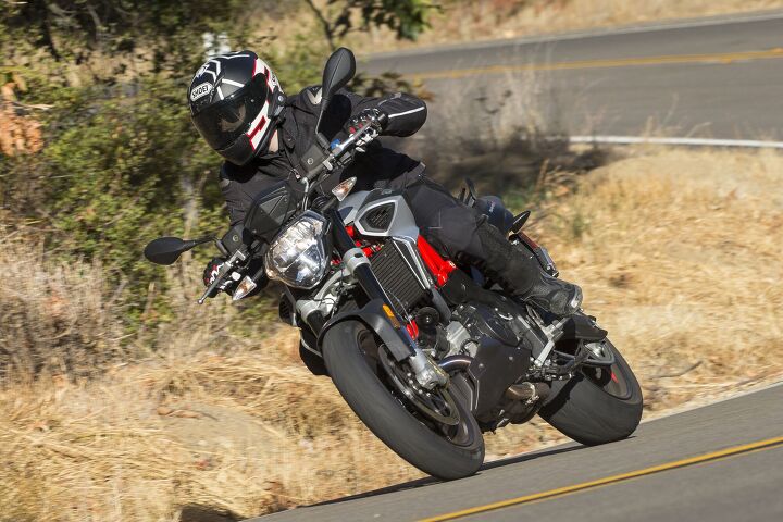 2018 aprilia shiver 900 first ride review, We were told the 4 gallon gas tank will yield approximately 150 miles which would give about 37 mpg Your mileage may vary