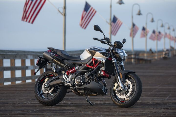 2018 aprilia shiver 900 first ride review, Well it s here now America