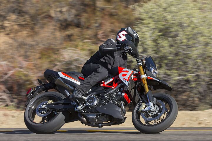 2018 aprilia dorsoduro 900 first ride review, I look forward to getting a shootout put together for the Aprilian motard against its rivales See what I did there