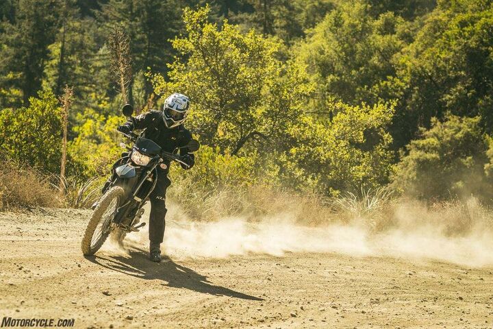 2018 kawasaki klx250 first ride review, The KLX250 s power is quite mild but there s enough grunt on tap to make riding it fun