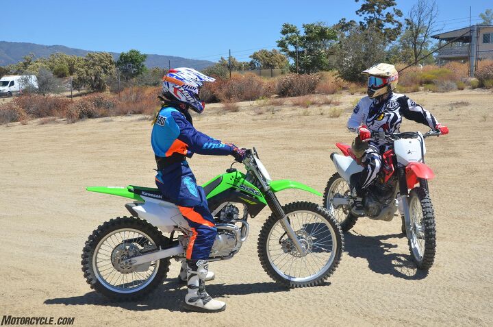 the gateway learning to ride with coach2ride, A shiny new Kawasaki KLX140 is a great place to start a riding career